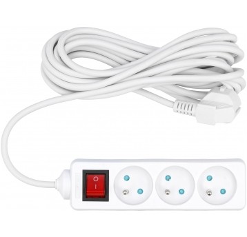 PRZEDŁUŻACZ EL/BI/ 3G Z/U 5M Z WYŁ.