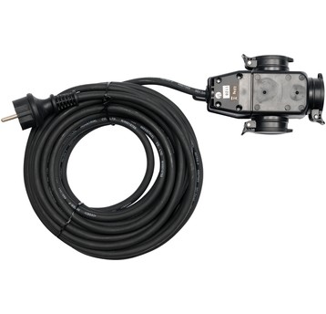 PRZEDŁUŻACZ IP44, 10M, 3G1,5MM Z ROZDZIE