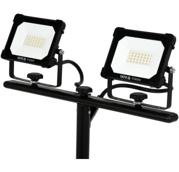 REFLEKTOR SMD LED ZE STOJAKIEM 2*20W 3600LM YATO