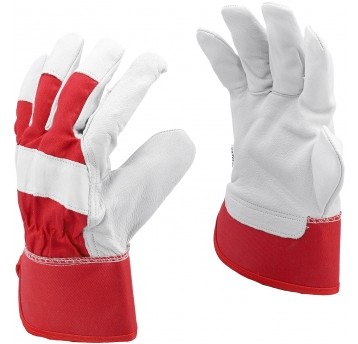 RĘKAWICE BUDOWLANE KOZIA SKÓRA R. 10