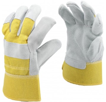 RĘKAWICE BUDOWLANE SKÓRA BYDL. R. 10