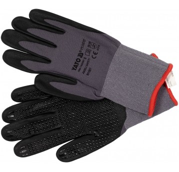 RĘKAWICE OCHR. NITR. NAKROP. R. 8