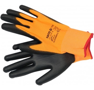 RĘKAWICE OCHR. Z OBSŁ. SMART. PU R. 8