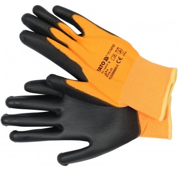 RĘKAWICE OCHR. Z OBSŁ. SMART. PU R. 9
