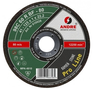 ŚCIERNICA 41 - 230 X 3,0 X 22,23 98C24RBF - 80 STO