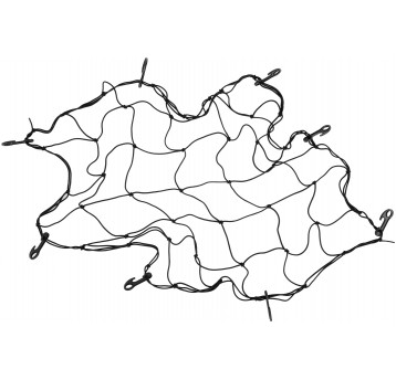 SIATKA DO BAGAŻNIKA Z HAKAMI 90 x 90cm