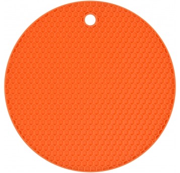 SILIKONOWA PODKŁADKA POD GARNEK POMARAŃC