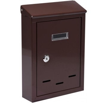 SKRZYNKA NA LISTY 285x200x60MM BRĄZOWA