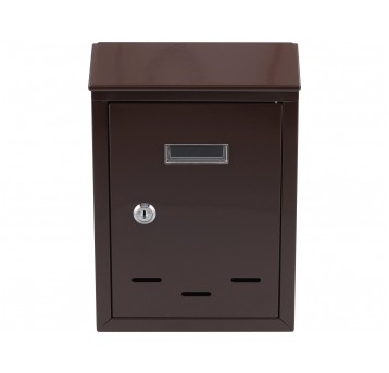 SKRZYNKA NA LISTY 285x200x60MM BRĄZOWA