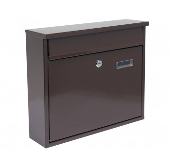 SKRZYNKA NA LISTY 310x360x100MM BRĄZOWA