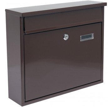SKRZYNKA NA LISTY 310x360x100MM BRĄZOWA
