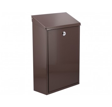 SKRZYNKA NA LISTY 400x250x100MM BRĄZOWA