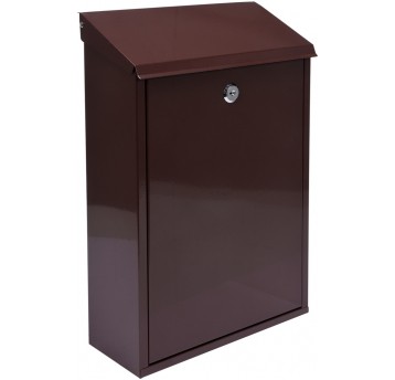 SKRZYNKA NA LISTY 400x250x100MM BRĄZOWA