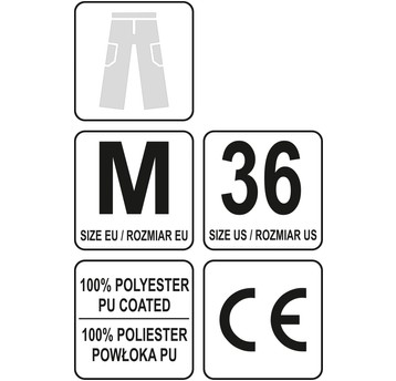 SPODNIE ROBOCZE OCIEPLANE M