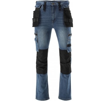 SPODNIE STRETCH JEANS DARK BLUE R. M