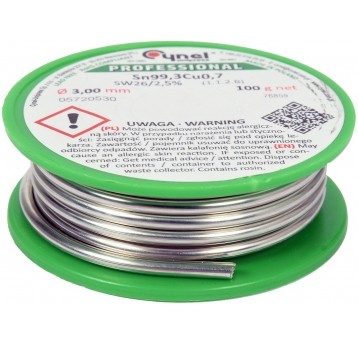 SPOIWO BEZOŁOWIOWE 3MM 100G