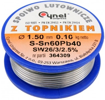 SPOIWO LUTOWNICZE Sn60Pb40 1,5/100