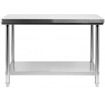 STÓŁ CENTR. SKŁ. Z PÓŁ. 120×70×H85cm