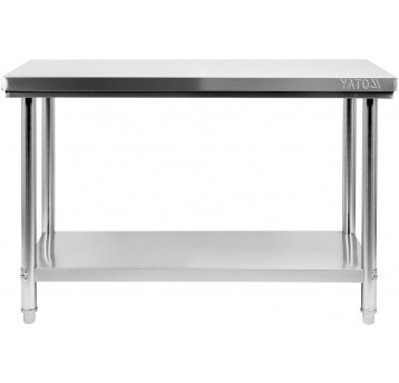 STÓŁ CENTR. SKŁ. Z PÓŁ. 140×70×H85cm