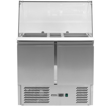 STÓŁ CHŁODNICZY SAŁATKOWY 240L 2 DRZWI