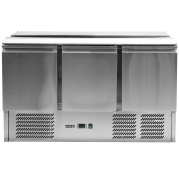 STÓŁ CHŁODNICZY SAŁATKOWY 368L 3 DRZWI