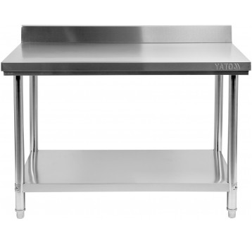 STÓŁ PRZYŚ. SKŁ. Z PÓŁ. 140×70×H85+10cm