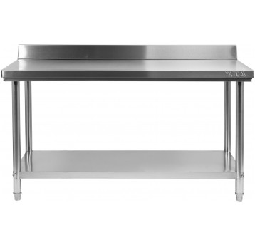 STÓŁ PRZYŚ. SKŁ. Z PÓŁ. 150×60×H85+10cm