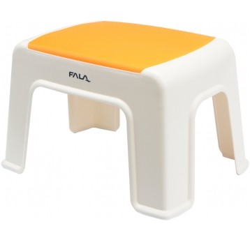 STOŁEK PLASTIKOWY POMARAŃCZ 30x20x21CM