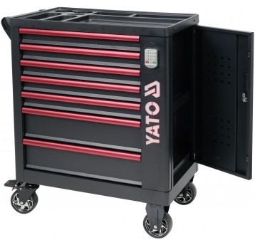 SZAFKA SERWISOWA 7 SZUFLAD LED LOGO