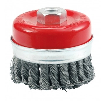 SZCZOTKA CZOŁOWA 80MM,DRUT SPLATANY