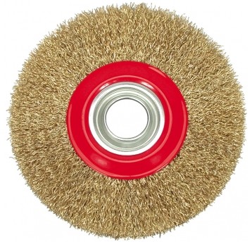 SZCZOTKA TARCZOWA 150MM,DRUT KARBOWANY