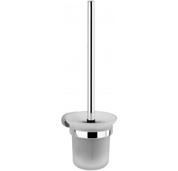SZCZOTKA WC OVAL CHROM