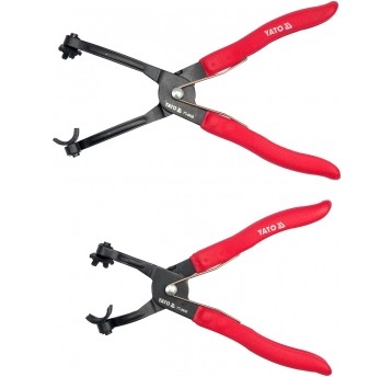 SZCZYPCE DO OPASEK I PRZEWODÓW GUM 2SZT