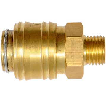 SZYBKOZAŁĄCZE MOSIĘŻNE, GWINT ZEW G1/4"