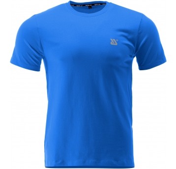 T-SHIRT TALL NIEBIESKI Z ELAST. R. S