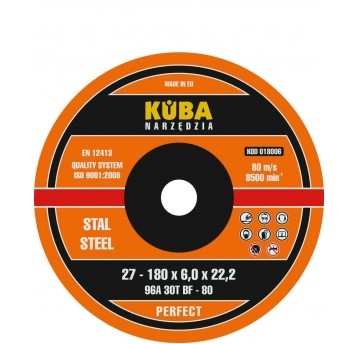 TARCZA 27 180X6X22,2 96A30QBF-80 BLACK PERFECT