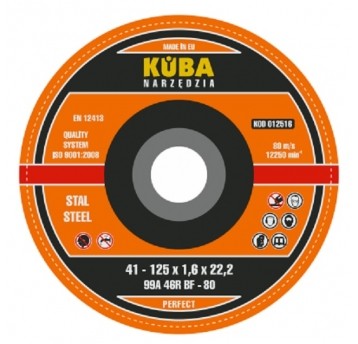 TARCZA 41 125X1,6X22,2 99A46RBF-80 BLACK PERFECT