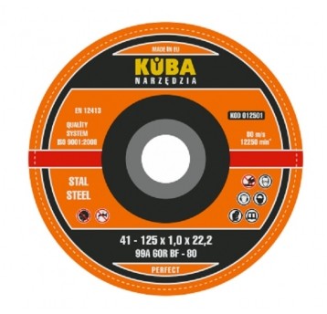 TARCZA 41 125X1X22,22 99A60RBF-80 BLACK PERFECT