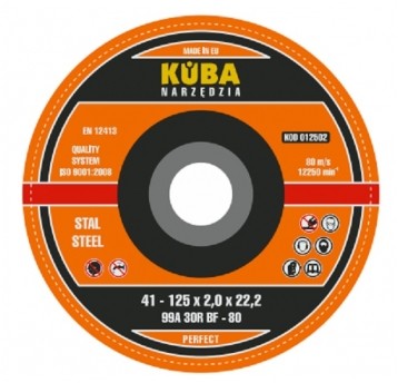 TARCZA 41 125X2X22,2 96A30RBF-80 PERFECT