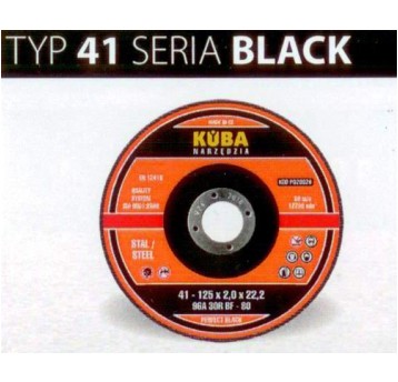 TARCZA 41 230X2X22,2 99A60RBF-80 BLACK PERFECT