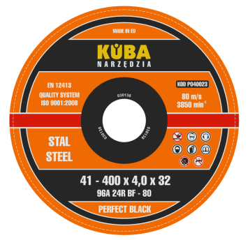 TARCZA 41 400X4X32 96A24RBF-80 BLACK PERFECT