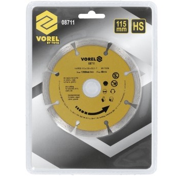 TARCZA DIAMENTOWA 115MM SEGMENTOWA