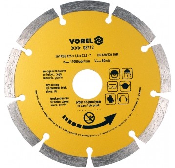 TARCZA DIAMENTOWA 125MM SEGMENTOWA