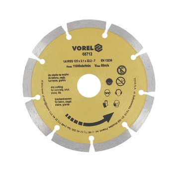 TARCZA DIAMENTOWA 125MM SEGMENTOWA