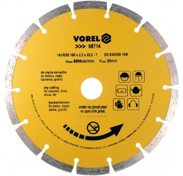 TARCZA DIAMENTOWA 180MM SEGMENTOWA