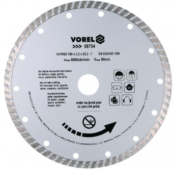 TARCZA DIAMENTOWA 180MM /TURBO/