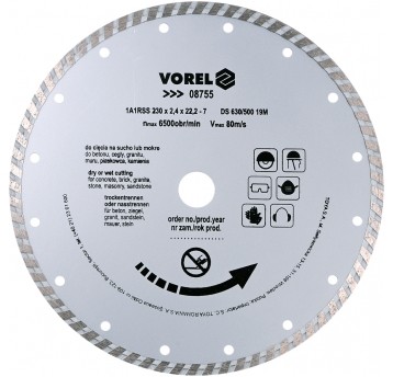 TARCZA DIAMENTOWA 230MM /TURBO/