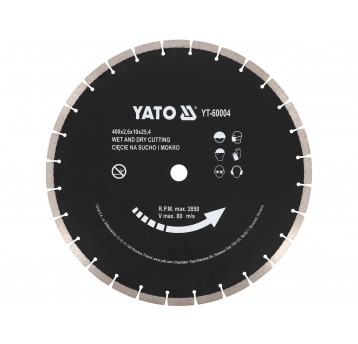 TARCZA DIAMENTOWA DO BETONU 400x25,4MM