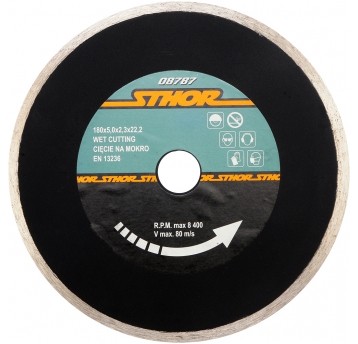 TARCZA DIAMENTOWA PEŁNA - EN 180MM