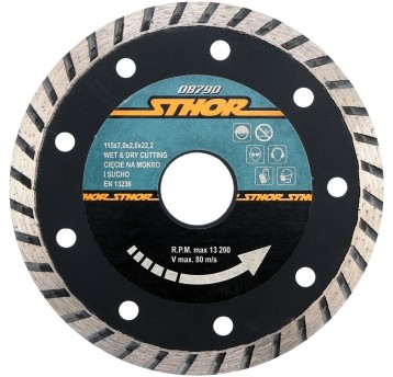TARCZA DIAMENTOWA "TURBO" - 115MM